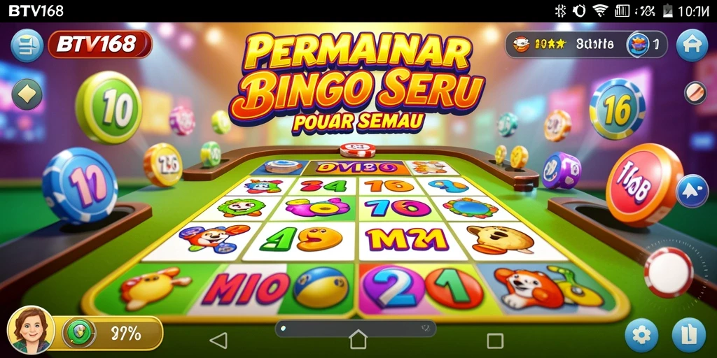 Screenshot gameplay BTV168 menampilkan keseruan permainan Bingo.