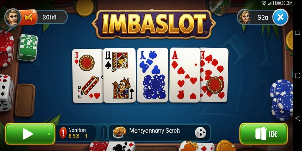 Tampilan menarik saat gameplay Domino di IMBASLOT.