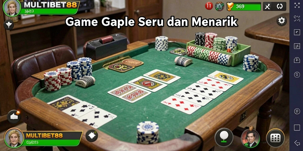 Tampilan gameplay seru di MULTIBET88 dengan pemain yang sedang bertanding.