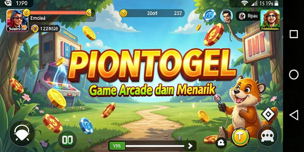 Tampilan seru gameplay PIONTOGEL yang penuh warna.