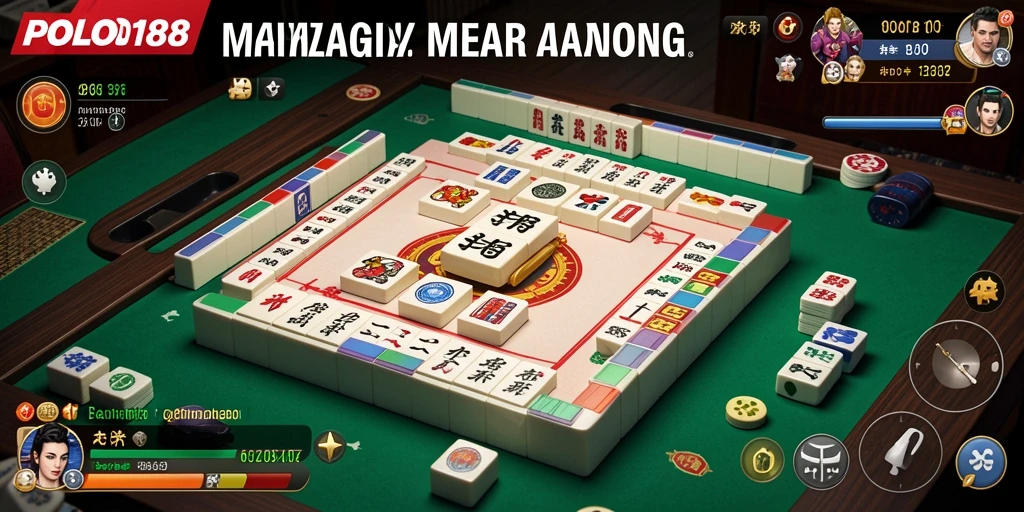 Tampilan gameplay seru di POLO188 dengan ubin Mahjong.