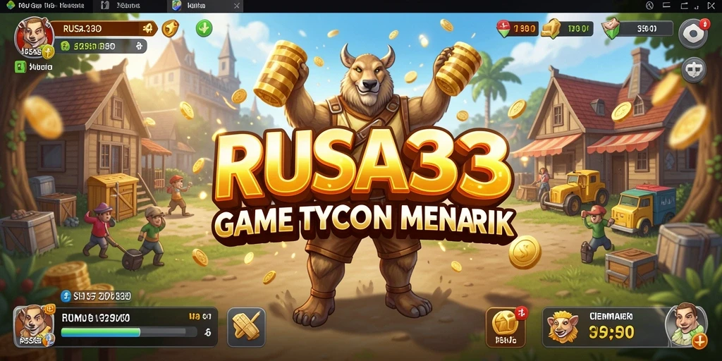 Screenshot RUSA33 menampilkan dinamika gameplay Tycoon yang seru.