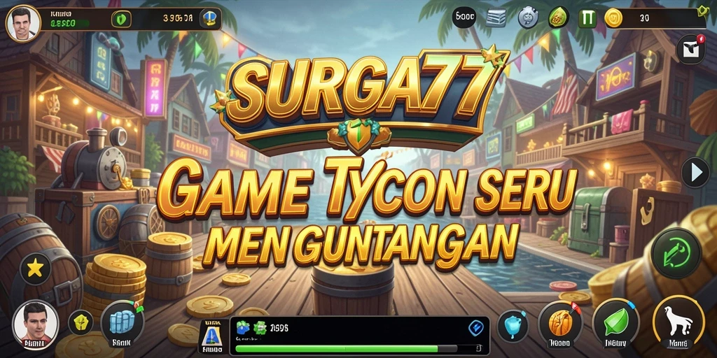 Screenshot utama SURGA77 menampilkan aksi seru dari gameplay Tycoon.