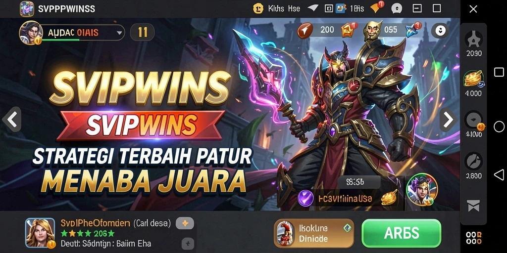 Tangkapan layar gameplay intens dari SVIPWINS.