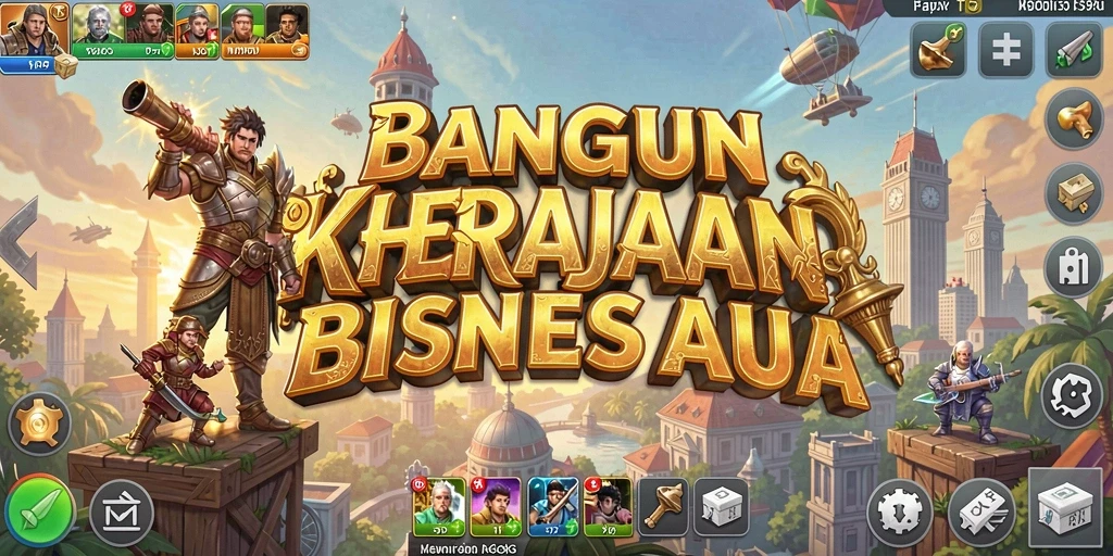 Screenshot gameplay T6 yang menunjukkan keseruan membangun bisnis Tycoon.